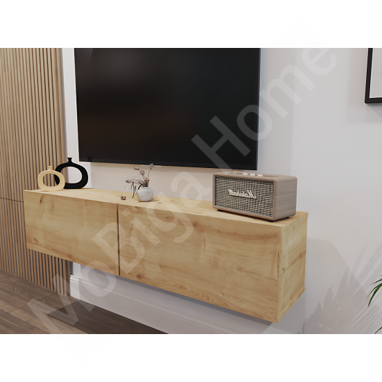 Perna Duvara Monte TV Sehpası - Safirmeşe 150 cm Perna Duvara Monte TV Sehpası - Safirmeşe 150 cm
