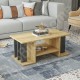 Anıt Orta Sehpa - Safirmeşe Antrasit 90 cm Kitaplıklı Modern Orta Masa Anıt Orta Sehpa - Safirmeşe Antrasit 90 cm Kitaplıklı Modern Orta Masa