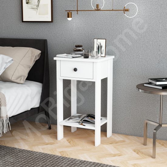 Dream Tek Çekmeceli Komodin Beyaz