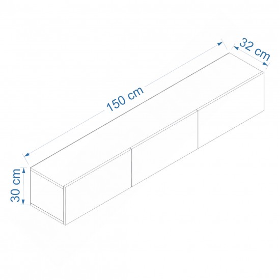 West TV Sehpası Ceviz