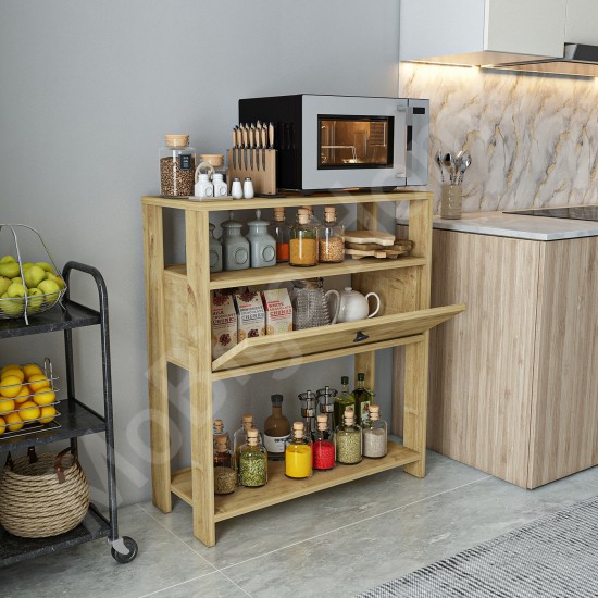 Yaris Safirmeşe Kahve Köşesi Raflı Çok Amaçlı Mutfak Dolabı Yaris Safirmeşe Kahve Köşesi Raflı Çok Amaçlı Mutfak Dolabı