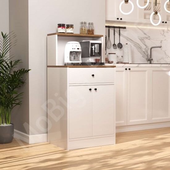 Mocha Çok Amaçlı Dolap Ceviz Beyaz