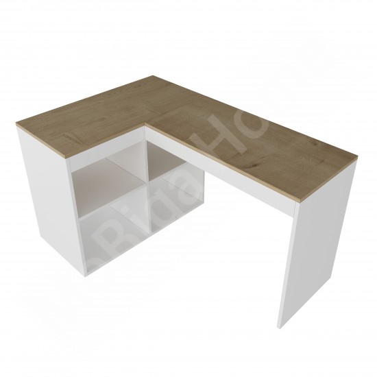 Luna L Çalışma Masası Safirmeşe Beyaz