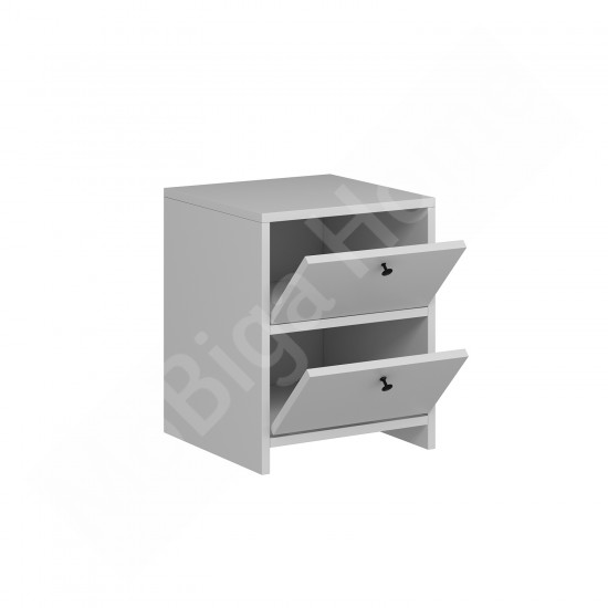 Vita Kapaklı Komodin Beyaz Vita Kapaklı Komodin Beyaz