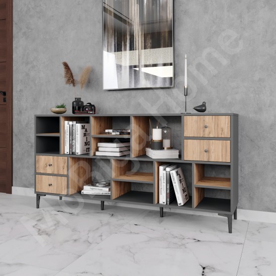 Asya Konsol Antrasit-Atlantik Çam