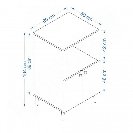 Chia Çok Amaçlı Dolap Beyaz Chia Çok Amaçlı Dolap Beyaz