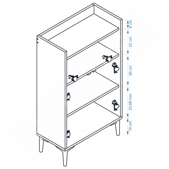 Palace Çok Amaçlı Dolap Antrasit