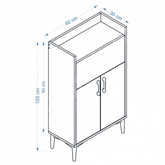 Palace Çok Amaçlı Dolap Beyaz Palace Çok Amaçlı Dolap Beyaz