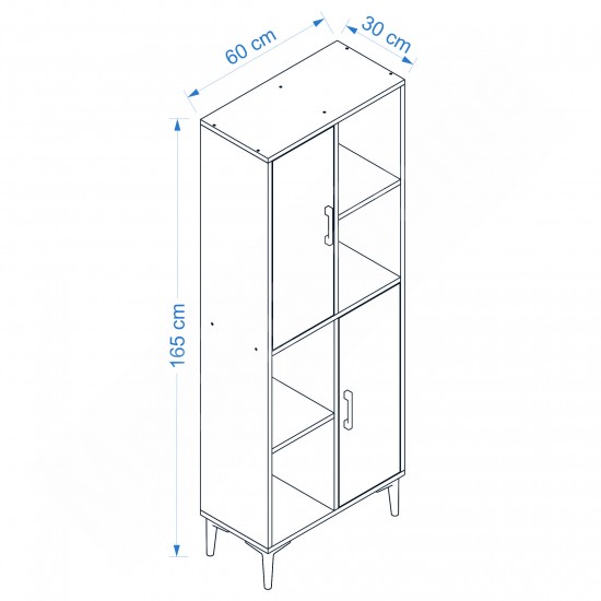 Laris Çok Amaçlı Dolap Beyaz