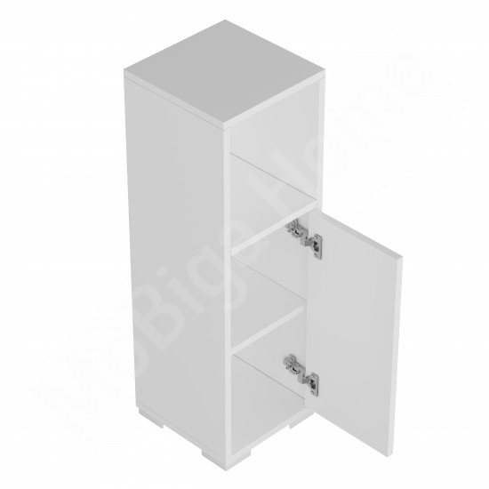 Sofia 1 Kapaklı Kitaplık Beyaz