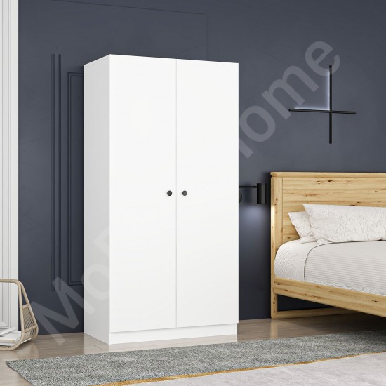Ottowa 2 Kapaklı Gardrop Beyaz 
