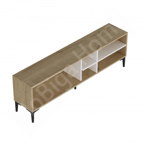 Alvin TV Sehpası Beyaz Safirmeşe