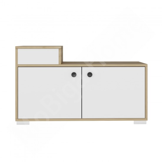 Astec Ayakkabılık Beyaz Meşe Astec Ayakkabılık Beyaz Meşe