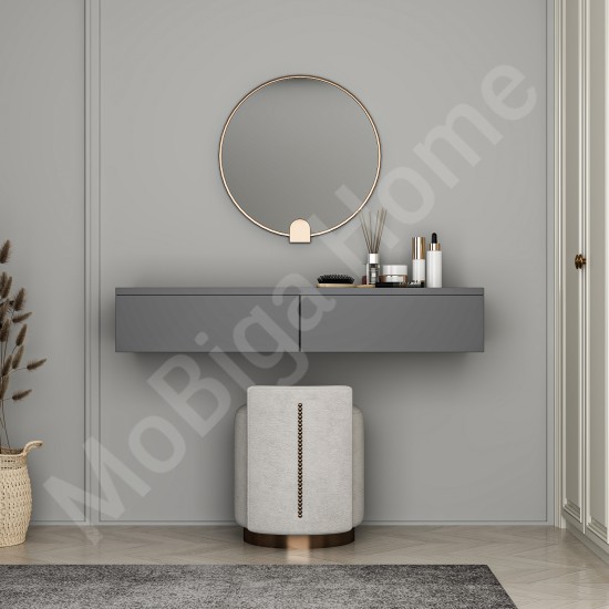 Uniq Makyaj Masası Dresuar Antrasit Uniq Makyaj Masası Dresuar Antrasit