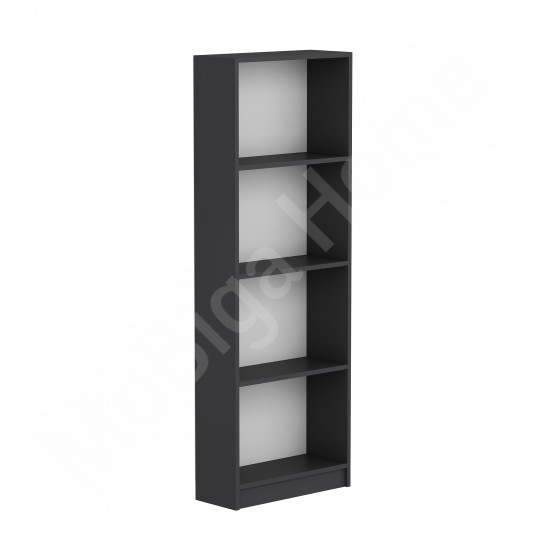 Monako Kitaplık Antrasit