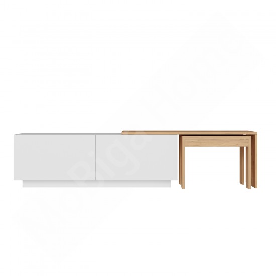 Oslo TV Ünitesi 180 Cm Sehpalı Beyaz Çam Oslo TV Ünitesi 180 Cm Sehpalı Beyaz Çam