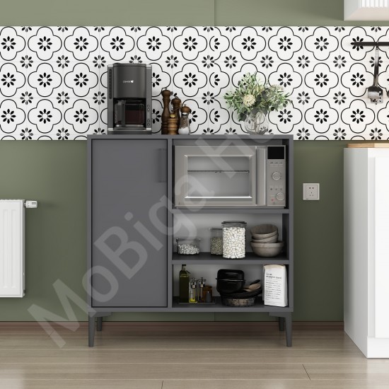 Tibet Çok Amaçlı Mutfak Dolabı Antrasit Tibet Çok Amaçlı Mutfak Dolabı Antrasit