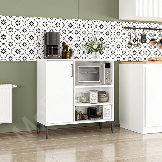 Tibet Çok Amaçlı Mutfak Dolabı Beyaz