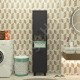 Efsa Çamaşır Kirli Sepetli Banyo Dolabı Antrasit Efsa Çamaşır Kirli Sepetli Banyo Dolabı Antrasit