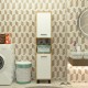 Efsa Çamaşır Kirli Sepetli Banyo Dolabı Safirmeşe-Beyaz Efsa Çamaşır Kirli Sepetli Banyo Dolabı Safirmeşe-Beyaz