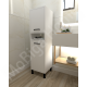 Linda Çamaşır Kirli Sepetli Banyo Dolabı Beyaz Linda Çamaşır Kirli Sepetli Banyo Dolabı Beyaz