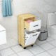Sorty Çamaşır Kirli Sepetli Banyo Dolabı Safirmeşe-Beyaz Sorty Çamaşır Kirli Sepetli Banyo Dolabı Safirmeşe-Beyaz