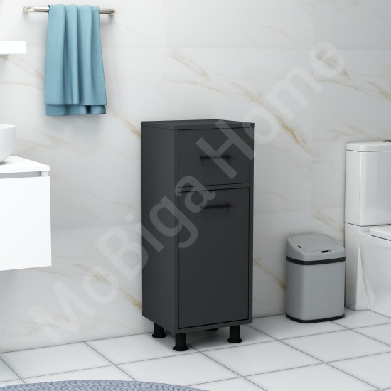 Sorty Çamaşır Kirli Sepetli Banyo Dolabı Antrasit Sorty Çamaşır Kirli Sepetli Banyo Dolabı Antrasit