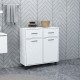 Merva Çamaşır Sepetli Banyo Dolabı Beyaz Merva Çamaşır Sepetli Banyo Dolabı Beyaz