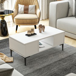 İmre Orta Sehpa Beyaz İmre Orta Sehpa Beyaz