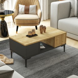 İmre Orta Sehpa Safirmeşe - Antrasit