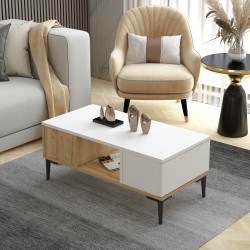 İmre Orta Sehpa Safirmeşe - Beyaz İmre Orta Sehpa Safirmeşe - Beyaz