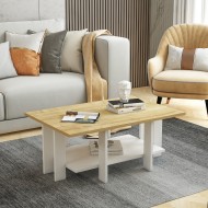 Kale Beyaz Safirmeşe Orta Sehpa 