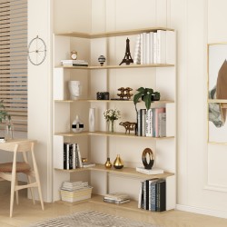 Keops Kitaplık Safirmeşe Beyaz