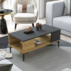 London Safirmeşe Antrasit Orta Sehpa