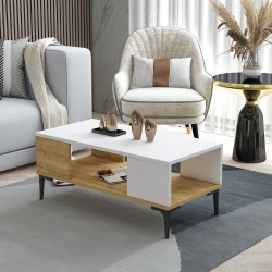 London Safirmeşe Beyaz Orta Sehpa London Safirmeşe Beyaz Orta Sehpa