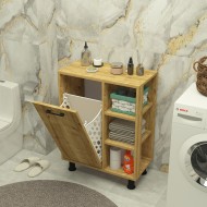 Loren Çamaşır Kirli Sepetli Banyo Dolabı Safirmeşe Loren Çamaşır Kirli Sepetli Banyo Dolabı Safirmeşe