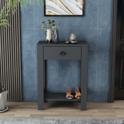 Lusy Tek Çekmeceli Dresuar Antrasit Lusy Tek Çekmeceli Dresuar Antrasit