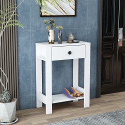 Lusy Tek Çekmeceli Dresuar Beyaz