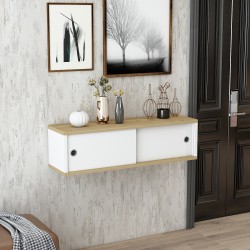 Mika Sürgülü Dresuar Safirmeşe-Beyaz