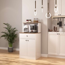 Mocha Çok Amaçlı Dolap Ceviz Beyaz Mocha Çok Amaçlı Dolap Ceviz Beyaz