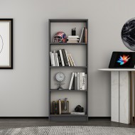 Monako Kitaplık Antrasit