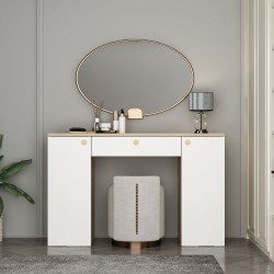 Nuuk Beyaz Çam Makyaj Masası