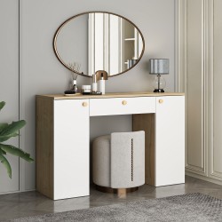 Nuuk Beyaz Çam Makyaj Masası Nuuk Beyaz Çam Makyaj Masası