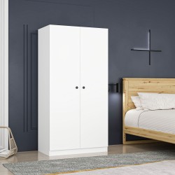 Ottowa 2 Kapaklı Gardrop Beyaz Ottowa 2 Kapaklı Gardrop Beyaz