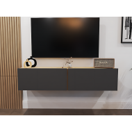 Perna Duvara Monte TV Sehpası Safirmeşe Gövde Antrasit Kapak 150 cm Perna Duvara Monte TV Sehpası Safirmeşe Gövde Antrasit Kapak 150 cm