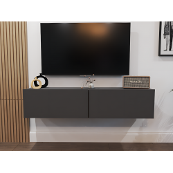 Perna Duvara Monte TV Ünitesi - Antrasit 150 cm