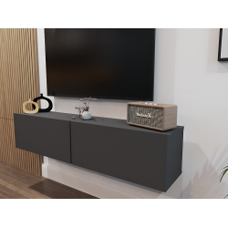 Perna Duvara Monte TV Ünitesi - Antrasit 150 cm Perna Duvara Monte TV Ünitesi - Antrasit 150 cm