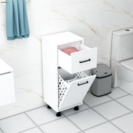 Sorty Çamaşır Kirli Sepetli Banyo Dolabı Beyaz Sorty Çamaşır Kirli Sepetli Banyo Dolabı Beyaz