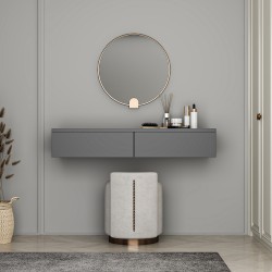 Uniq Makyaj Masası Dresuar Antrasit Uniq Makyaj Masası Dresuar Antrasit