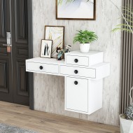 Vera 3 Çekmeceli 1 Kapaklı Dresuar Beyaz Vera 3 Çekmeceli 1 Kapaklı Dresuar Beyaz